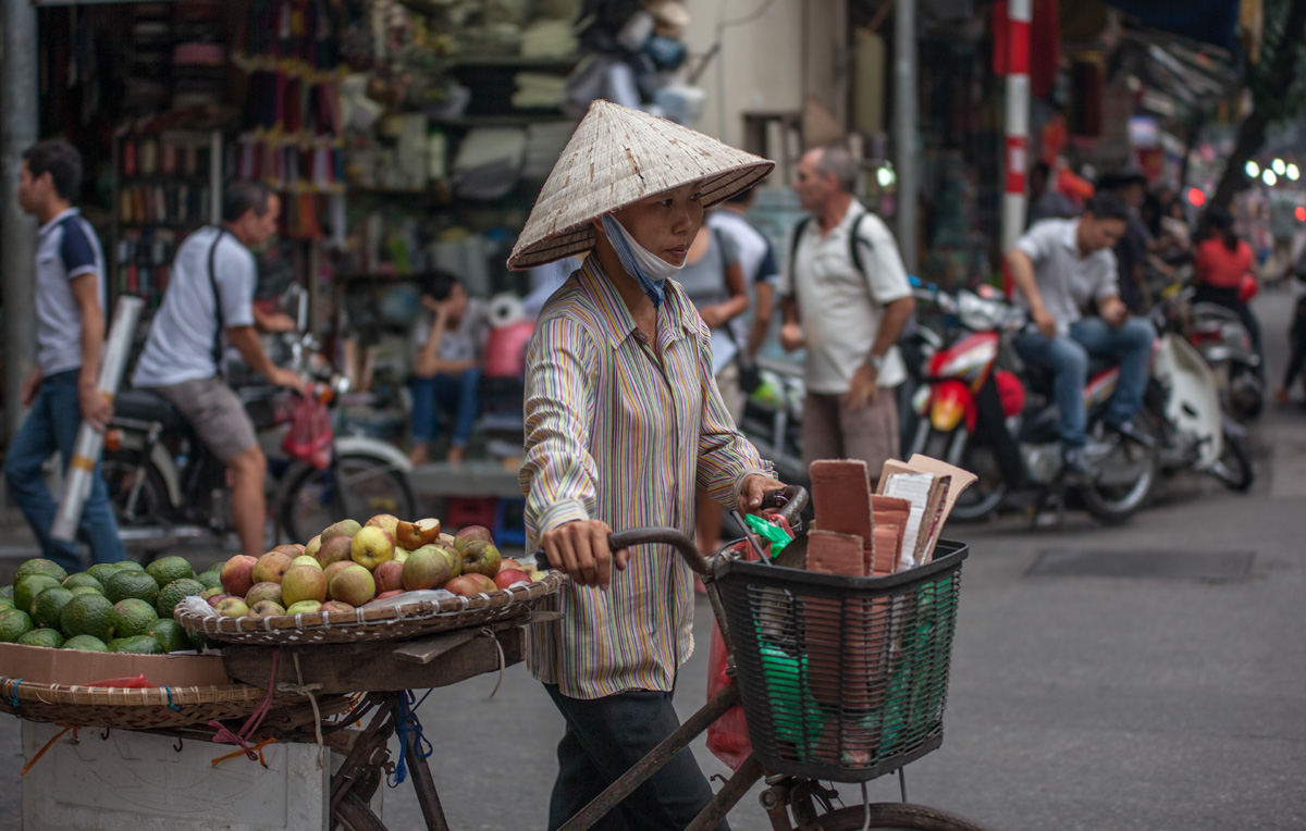 Hanoi - Prodavačka ovoce