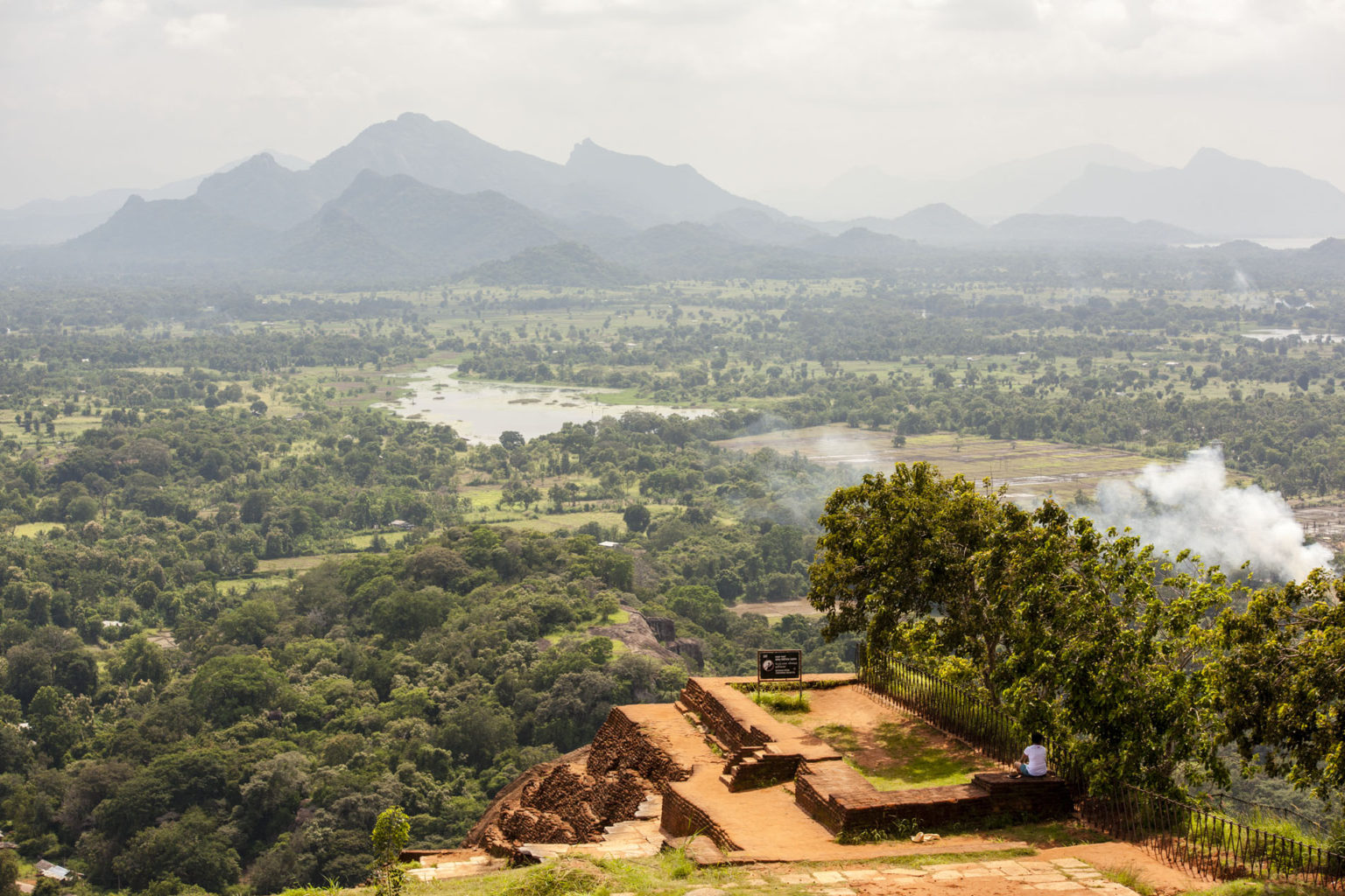 Sigiriya - pohled z vrcholu