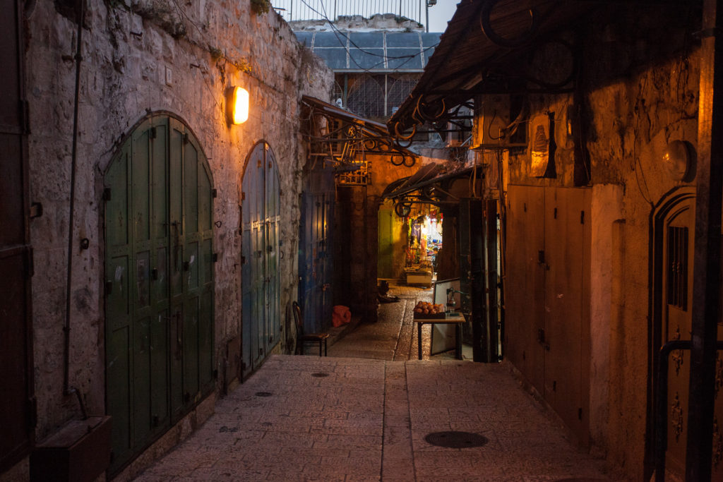 Jeruzalém - arabská ulička