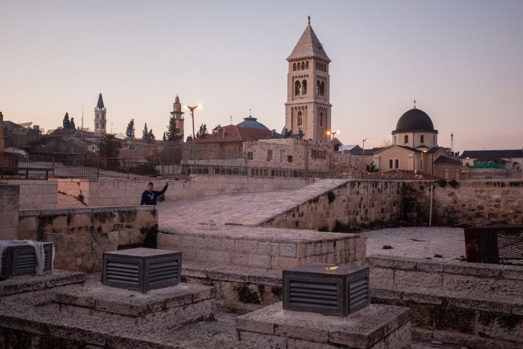 Jeruzalém - další pohled ze střechy