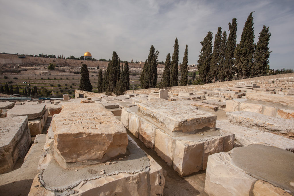 Jeruzalém - židovský hřbitov