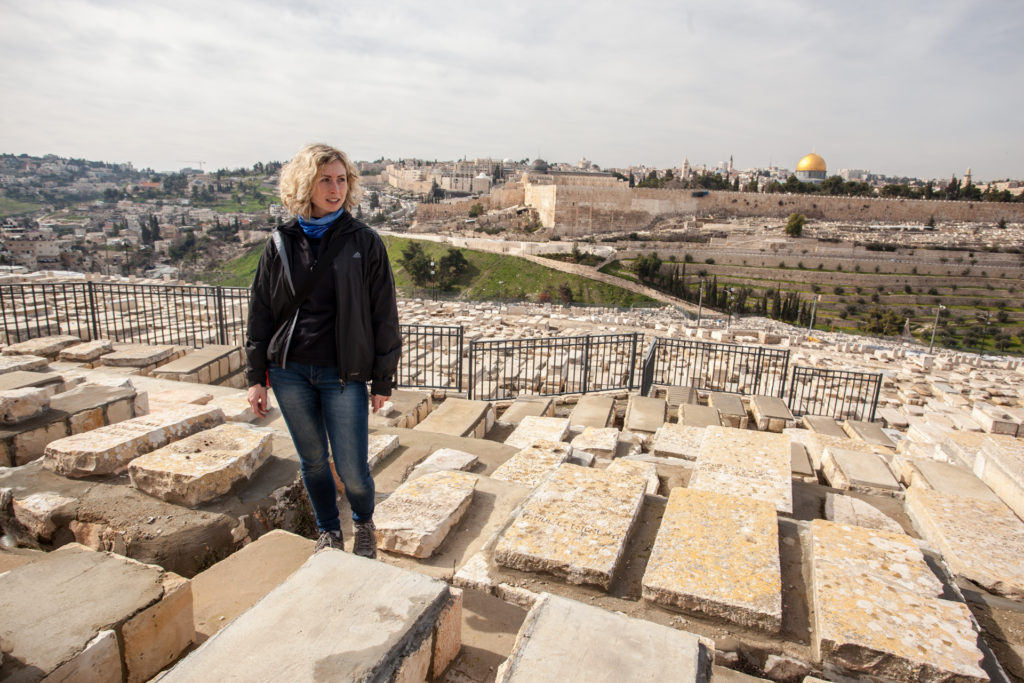 Jeruzalém - židovský hřbitov a Andy