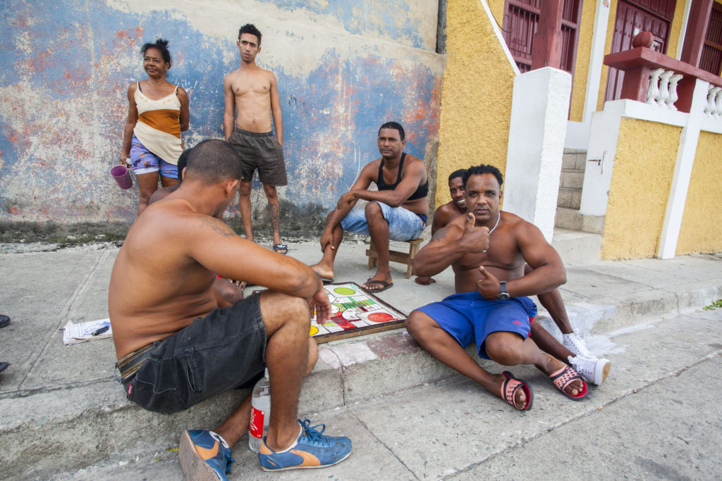 Santiago de Cuba - Hráči domina
