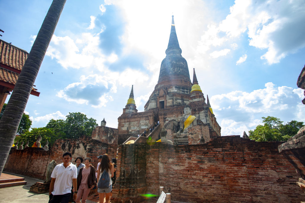 Ayutthaya a chram Wat Yai Chaimongkhon