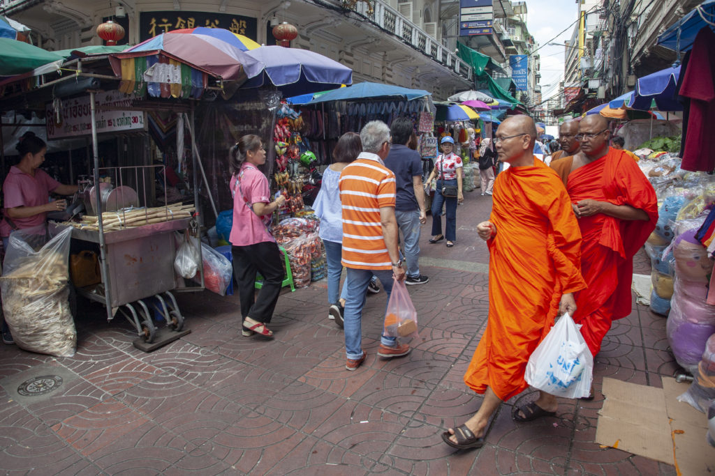Čínská čtvrt - trh a mnichove